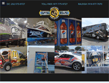 Tablet Screenshot of capitalwraps.com